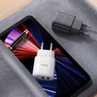 Мережевий зарядний пристрій з кабелем HOCO C141A Smart dual-port charger set(Type-C) White