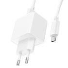 Мережевий зарядний пристрій з кабелем HOCO CS11A Ocean single port charger set(Micro) White