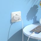 Мережевий зарядний пристрій з кабелем HOCO CS11A Ocean single port charger set(Type-C) White