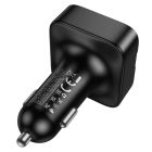 АЗП з FM-модулятором HOCO E87 Delta 35W(1A1C) car BT FM transmitter