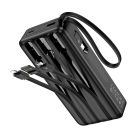 Зовнішній акумулятор HOCO J146A Night tide power bank with 4 cables(20000mAh)