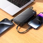 Зовнішній акумулятор HOCO J146A Night tide power bank with 4 cables(20000mAh)