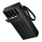 Зовнішній акумулятор Hoco J155 Shine 22.5W+PD20W+light 4-cable power bank(20000mAh)