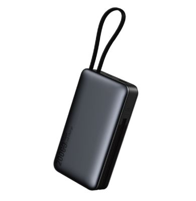 Зовнішній акумулятор WUW TUGII-Y45 （PD22.5W quick charge) 20000mAh Black