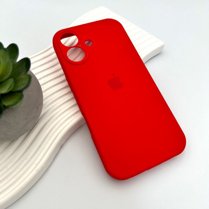 Чохол для смартфона Silicone Full Case AA Camera Protect for Apple iPhone 17 11,Red