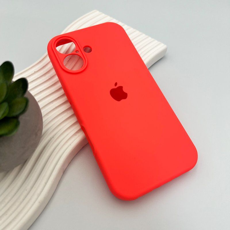 Чохол для смартфона Silicone Full Case AA Camera Protect for Apple iPhone 17 18,Peach