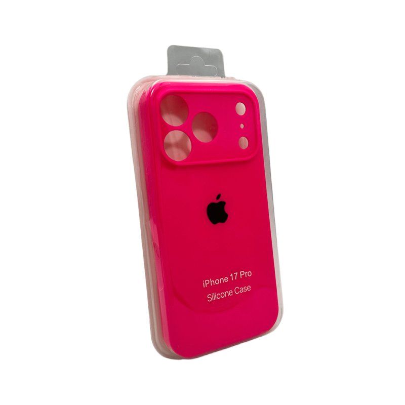 Чохол для смартфона Silicone Full Case AA Camera Protect for Apple iPhone 17 Pro 23,Shyny Pink