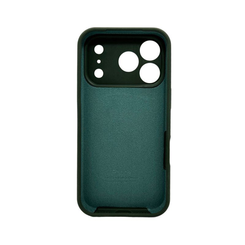 Чохол для смартфона Silicone Full Case AA Camera Protect for Apple iPhone 17 Pro 31,Dark Green