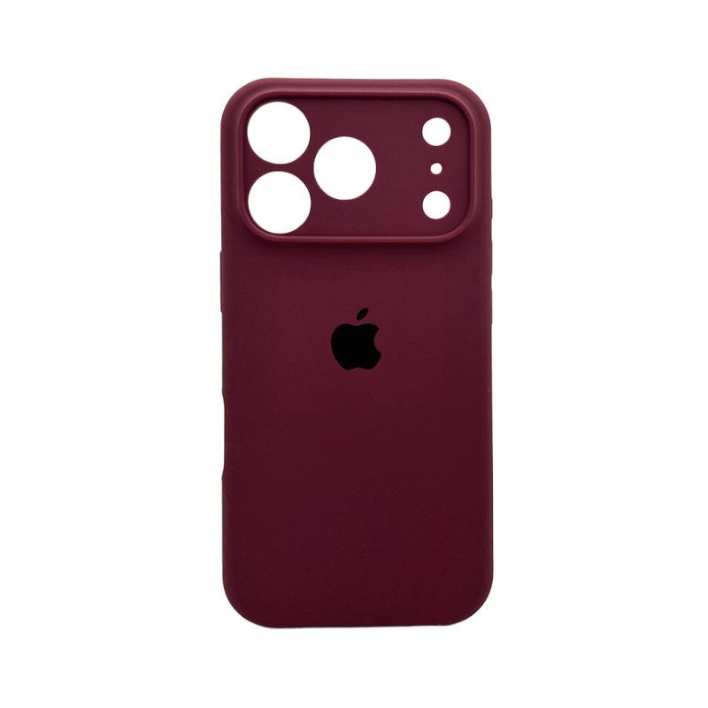 Чохол для смартфона Silicone Full Case AA Camera Protect for Apple iPhone 17 Pro 35,Maroon