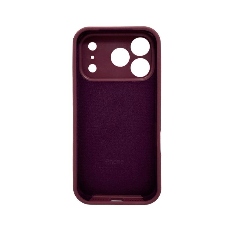 Чохол для смартфона Silicone Full Case AA Camera Protect for Apple iPhone 17 Pro 35,Maroon