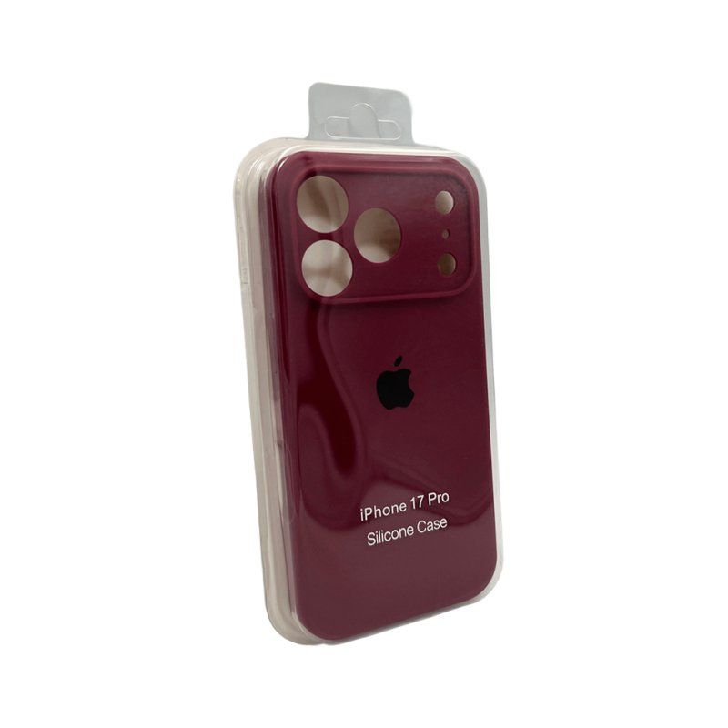 Чохол для смартфона Silicone Full Case AA Camera Protect for Apple iPhone 17 Pro 47,Plum