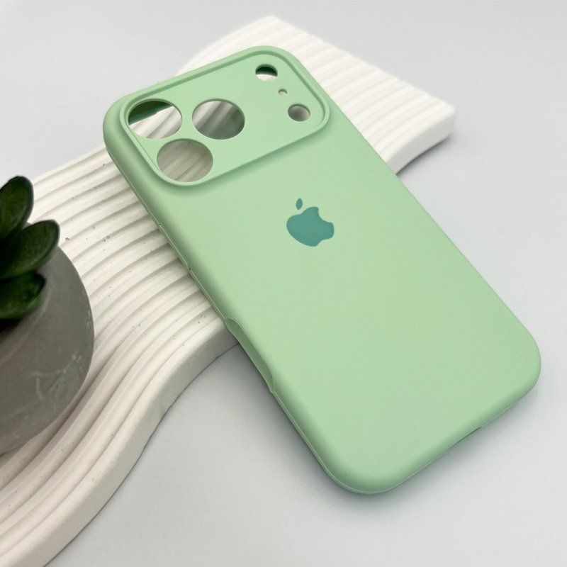 Чохол для смартфона Silicone Full Case AA Camera Protect for Apple iPhone 17 Pro 51,Avokado Green