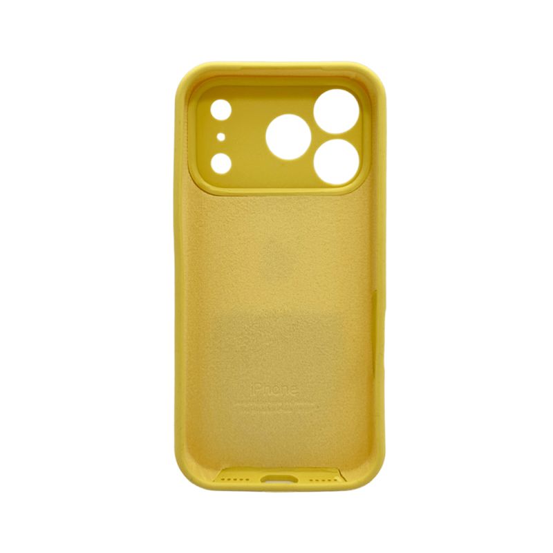 Чохол для смартфона Silicone Full Case AA Camera Protect for Apple iPhone 17 Pro Max 4,Yellow