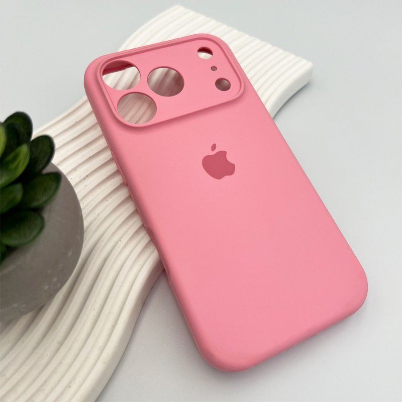 Чохол для смартфона Silicone Full Case AA Camera Protect for Apple iPhone 17 Pro Max 6,Light Pink