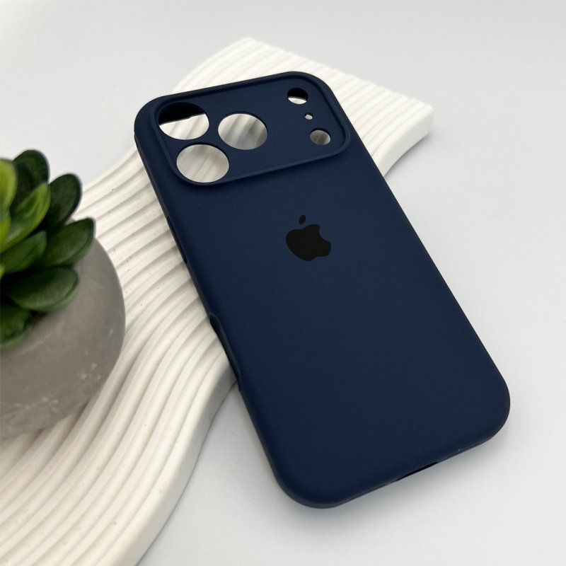 Чохол для смартфона Silicone Full Case AA Camera Protect for Apple iPhone 17 Pro Max 7,Dark Blue