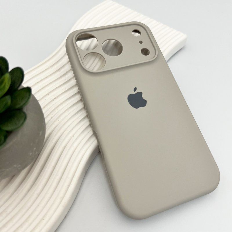 Чохол для смартфона Silicone Full Case AA Camera Protect for Apple iPhone 17 Pro Max 9,Antique White