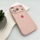 Чохол для смартфона Silicone Full Case AA Camera Protect for Apple iPhone 17 Pro Max 15,Pink Sand