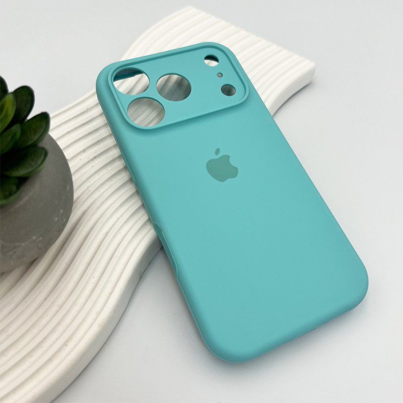 Чохол для смартфона Silicone Full Case AA Camera Protect for Apple iPhone 17 Pro Max 17,Sea Blue