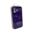 Чохол для смартфона Silicone Full Case AA Camera Protect for Apple iPhone 17 Pro Max 22,Dark Purple