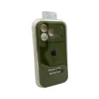 Чохол для смартфона Silicone Full Case AA Camera Protect for Apple iPhone 17 Pro Max 29,Army Green