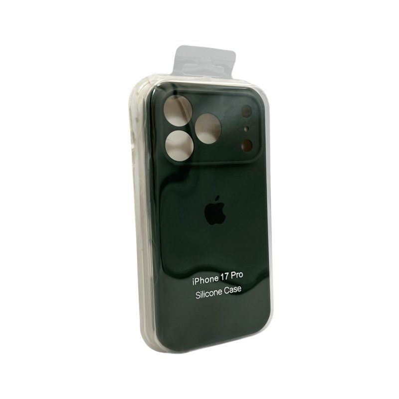 Чохол для смартфона Silicone Full Case AA Camera Protect for Apple iPhone 17 Pro Max 31,Dark Green