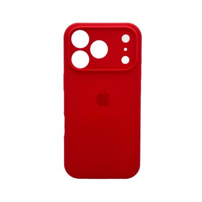 Чохол для смартфона Silicone Full Case AA Camera Protect for Apple iPhone 17 Pro Max 43,Berry Red