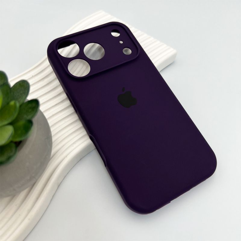 Чохол для смартфона Silicone Full Case AA Camera Protect for Apple iPhone 17 Pro Max 59,Berry Purple