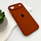 Чохол для смартфона Silicone Full Case AA Camera Protect for Apple iPhone 17 Air 42,Saddle Brown