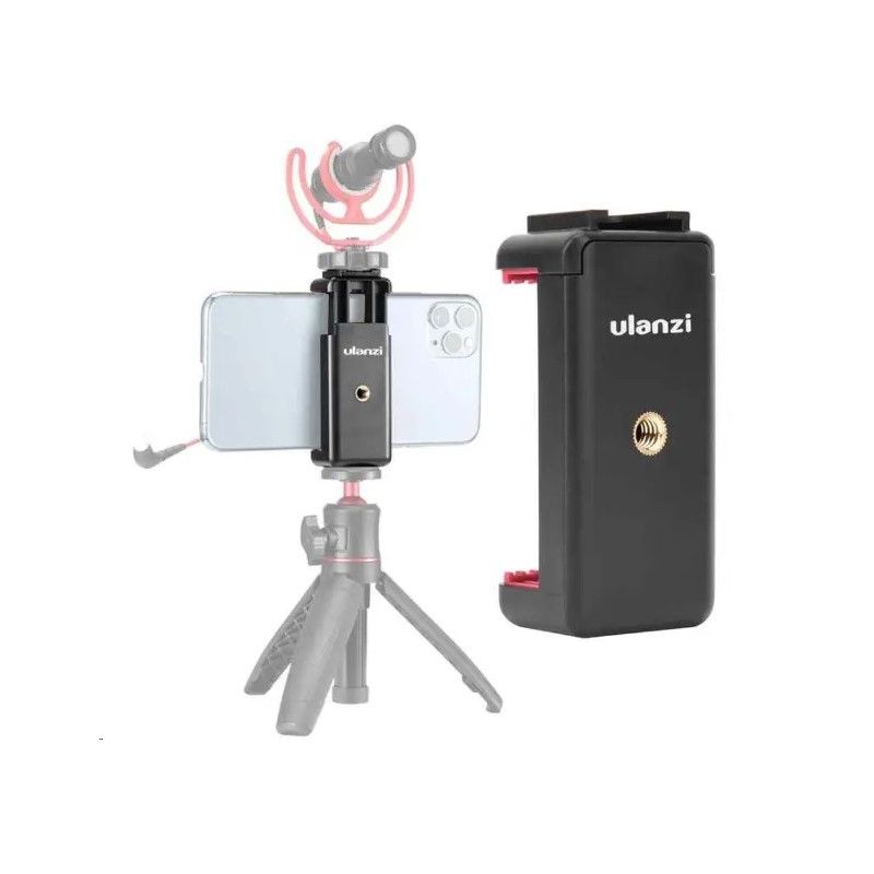 Тримач для телефону Ulanzi Vijim Straight Type Cold Shoe Phone Mount Holder Black(UV-1764 ST-07)