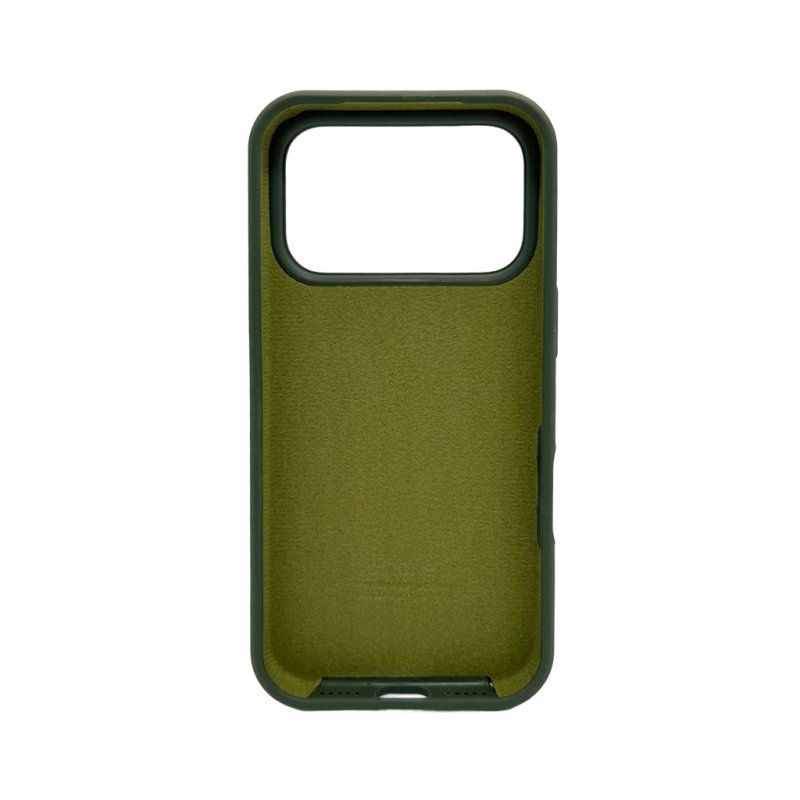 Чохол для смартфона Silicone Full Case AA Open Cam for Apple iPhone 17 Pro 31,Dark Green