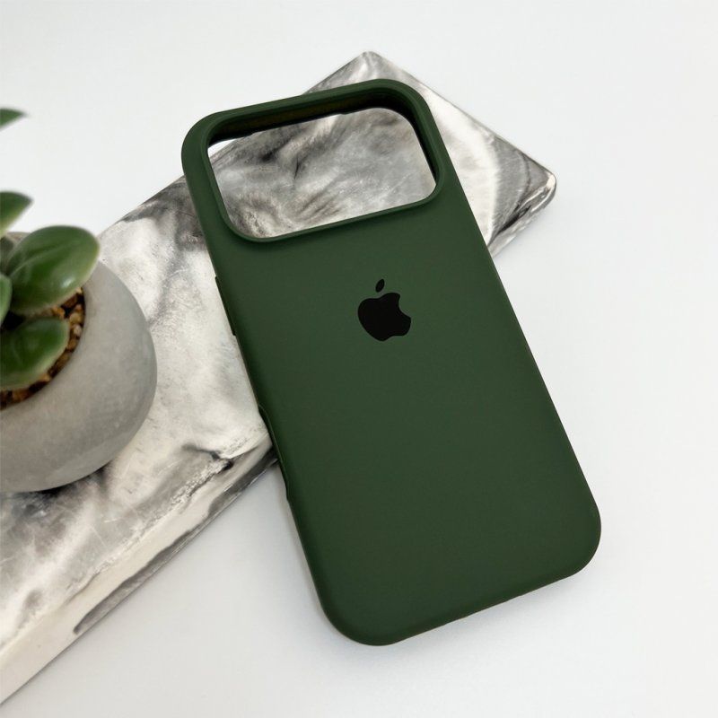 Чохол для смартфона Silicone Full Case AA Open Cam for Apple iPhone 17 Pro 31,Dark Green