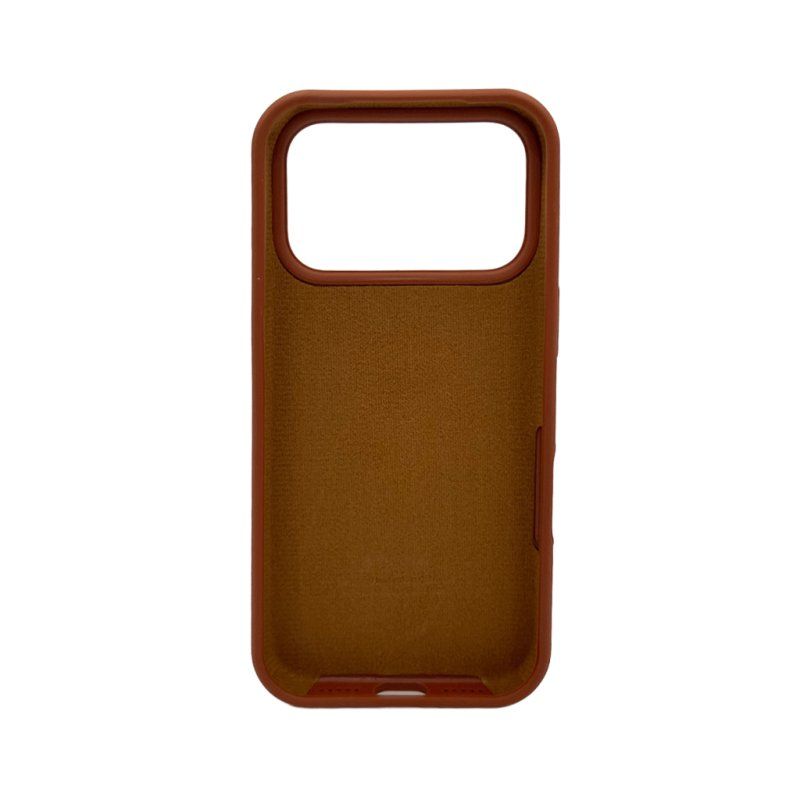 Чохол для смартфона Silicone Full Case AA Open Cam for Apple iPhone 17 Pro 42,Saddle Brown