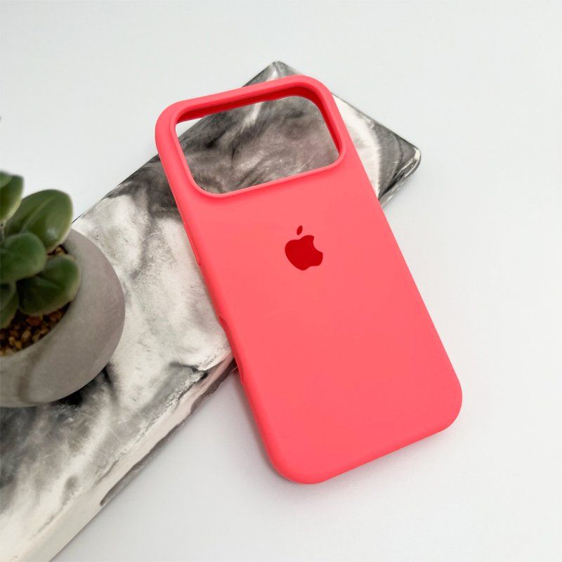 Чохол для смартфона Silicone Full Case AA Open Cam for Apple iPhone 17 Pro 50,Pink Orange