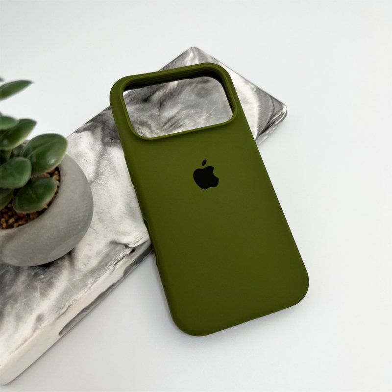 Чохол для смартфона Silicone Full Case AA Open Cam for Apple iPhone 17 Pro Max 29,Army Green