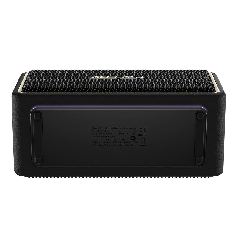 Портативна колонка ACEFAST K3 Ultra portable wireless speaker Black