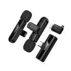 Бездротова мікрофонна система HOCO L20A Fair dual-mic (iP/Type-C) Black