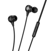 Навушники HOCO M116 Benevolent universal digital earphones with microphone iP Black