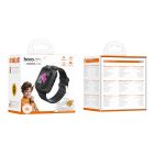 Дитячий смарт-годинник HOCO Y105 children phone watch Black