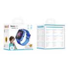 Дитячий смарт-годинник HOCO Y105 children phone watch Blue