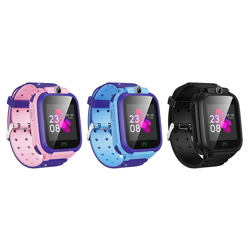 Дитячий смарт-годинник HOCO Y105 children phone watch Pink