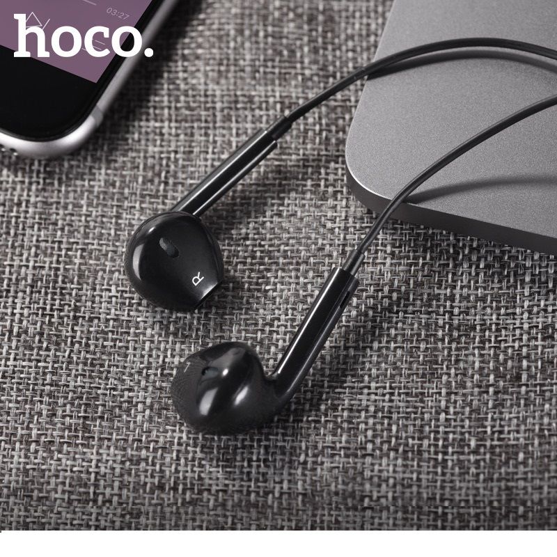 Навушники дротові HOCO M101 Crystal (3.5mm) Black
