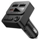 АЗП з FM-модулятором BOROFONE BC60 Hero 35W(1A1C) car BT FM transmitter Black