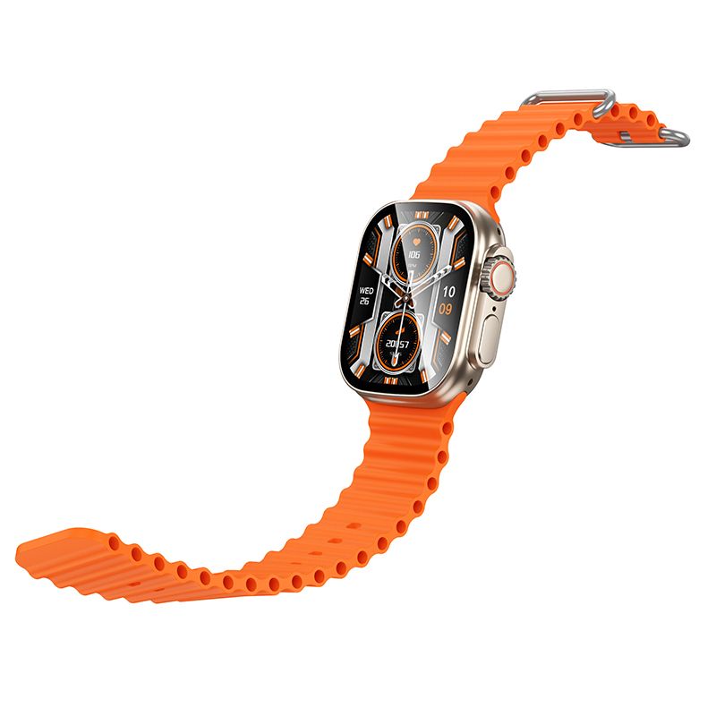 Смарт-годинник BOROFONE BD14 Ultra 51mm. 180 mAh. Smart sports watch(call version) Titanium Gold