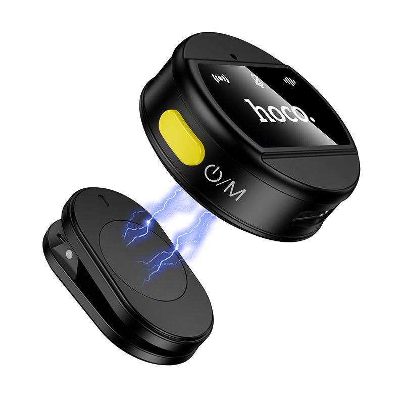Бездротова мікрофонна система HOCO L21 Charm wireless microphone iP Black