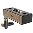 Портативна колонка HOCO BS63 Graceful wireless dual-mic BT speaker Black