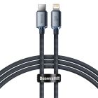 Кабель Baseus Crystal Shine Series Fast Charging Data Cable Type-C to iP 20W 2m Black