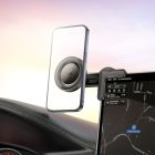 Автотримач для телефона HOCO H57 Show ring magnetic car holder(display) Black