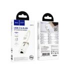 Кабель-перехідник HOCO UA41 UA41B Crystal Type-C ethernet adapter(100 mbps) apricot
