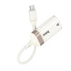 Кабель-перехідник HOCO UA41 UA41B Crystal Type-C ethernet adapter(100 mbps) apricot