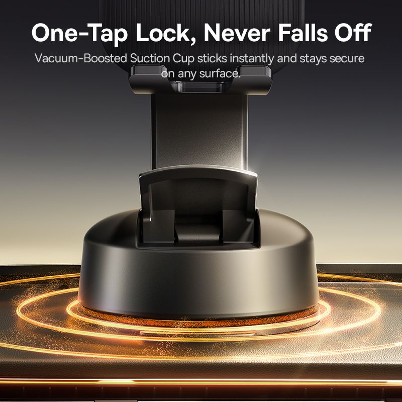 Автотримач для телефона Baseus PrimeTrip C03 Air Clamping Car Mount (Suction Cup Version, Cosmic Black)